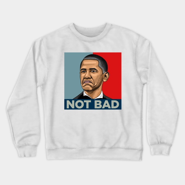 Barack Obama Meme Crewneck Sweatshirt by milatees